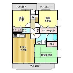 エルミタージュ香貫 2階