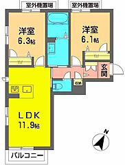 物件の間取り