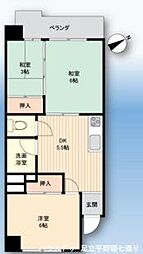 亀有第9ウィーンハイツ 2SDKの間取図画像