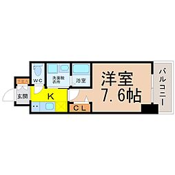 間取図画像 1K