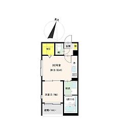 (仮称)西又兵ヱ町二丁目 1DKの間取図画像