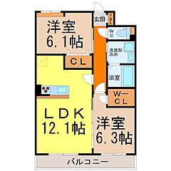 物件の間取り