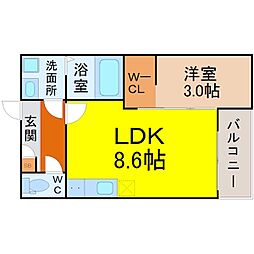 間取図画像 1LDK