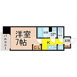 間取図画像 1K