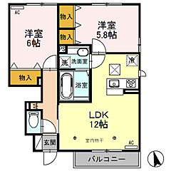物件の間取り