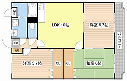 間取図画像 3LDK