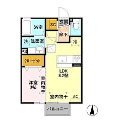 物件の間取り