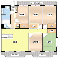 物件の間取り