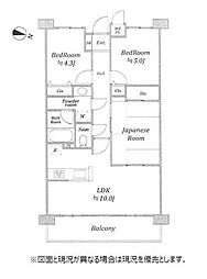 ライオンズマンション本厚木 3LDKの間取図画像