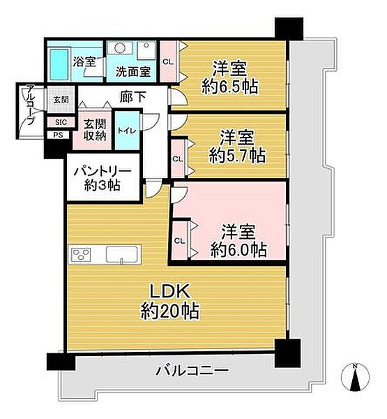間取りを拡大表示