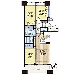 間取図画像 3LDK