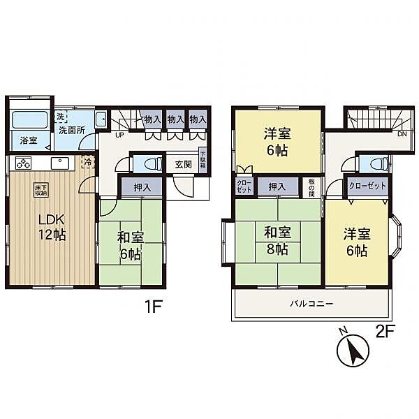 間取りを拡大表示