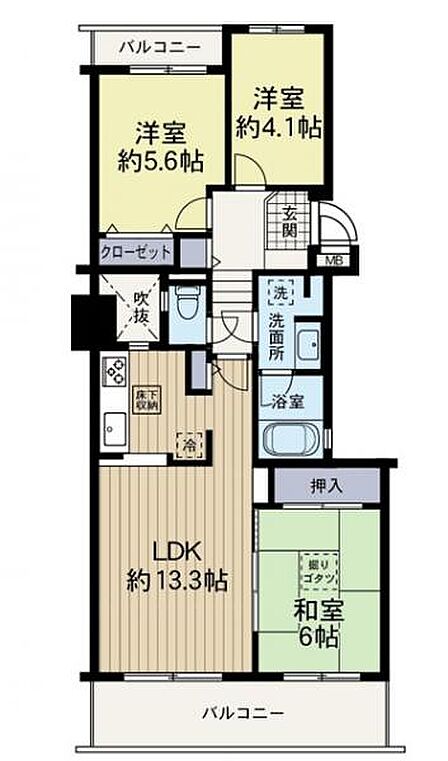 【マンション】間取り図
