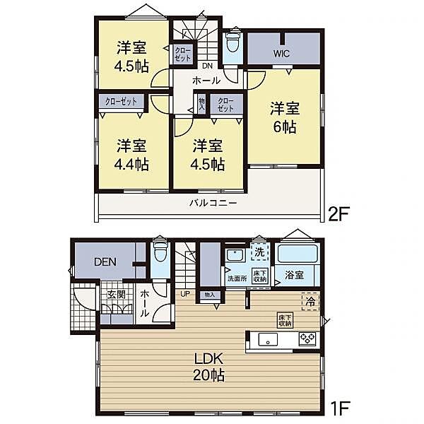 間取りを拡大表示