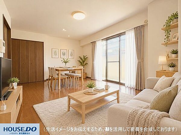 リビング/ダイニングを拡大表示