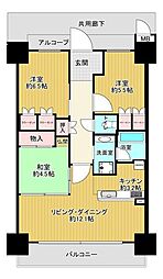 間取図画像 3LDK