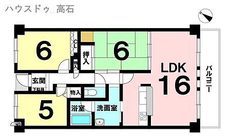 3LDK 間取り