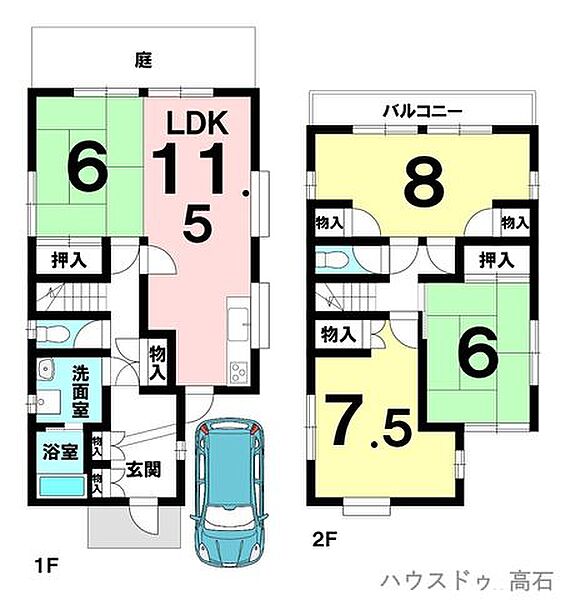 間取りを拡大表示
