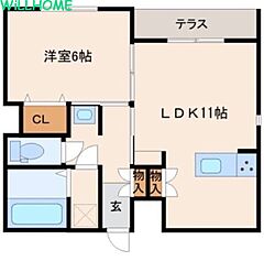 物件の間取り