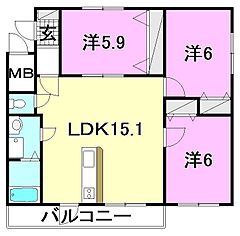 物件の間取り