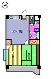 グレイス衣山東 2LDKの間取図画像