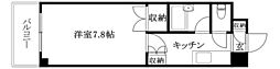 ジョイフル朝生田 1Kの間取図画像