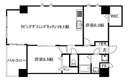 メイフェアCOEX Premium 2LDKの間取図画像
