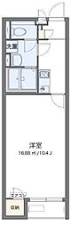CLEINO松山インター5 1Kの間取図画像