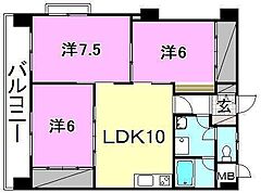 物件の間取り