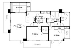 ウェリス持田レジデンス 3LDKの間取図画像