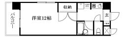 エトワール和泉 ワンルームの間取図画像