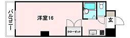 BLESS南久米 ワンルームの間取図画像