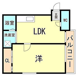 間取図画像 1LDK