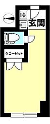 ステュディオ新大阪 ワンルームの間取図画像