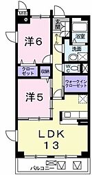 TKエレガンテ 2LDKの間取図画像