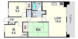 アプリーレ垂水 3LDKの間取図画像