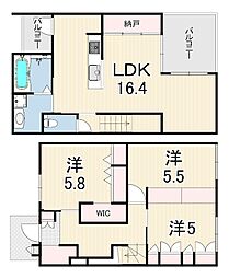 (仮称)明石市西明石町4丁目ヘーベルメゾン 3LDKの間取図画像