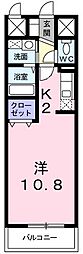 いちご館 1Kの間取図画像