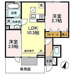 物件の間取り