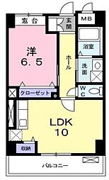 セレッソ・フィールド3 1LDKの間取図画像