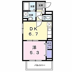 間取図画像 1DK