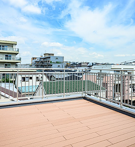 バルコニーを拡大表示