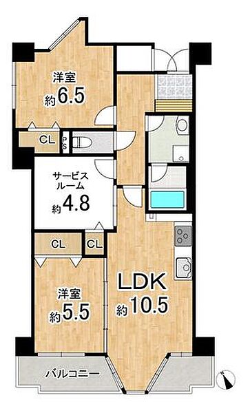 間取りを拡大表示