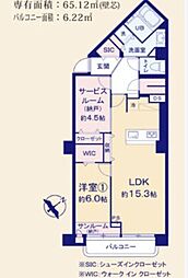 間取図画像 2SLDK