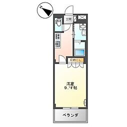 ガーベラ・テトラ 1Kの間取図画像