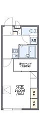 レオパレスアカリーナ 1Kの間取図画像
