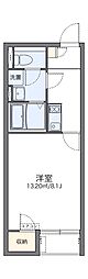 レオネクストぽらん 1Kの間取図画像