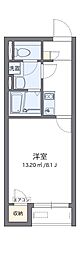 レオネクスト有富 1Kの間取図画像