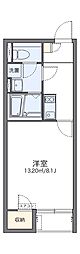 レオネクストシャーマー筋川 1Kの間取図画像
