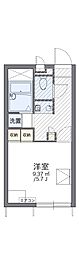 レオパレスTSUGIMURA 1Kの間取図画像